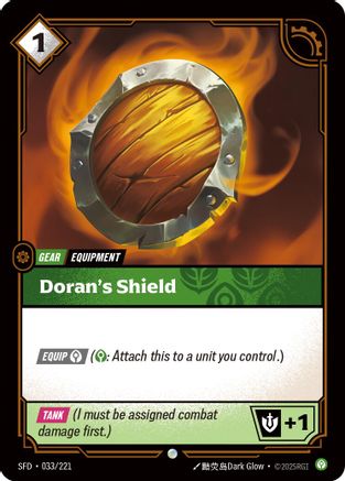 Doran's Shield (033/221) - Spiritforged Foil