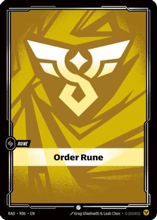 Order Rune (R06) - Any Set